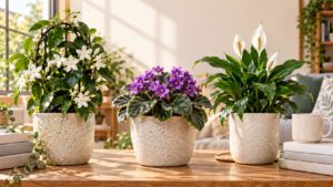 Plantas de interior con flores resistentes