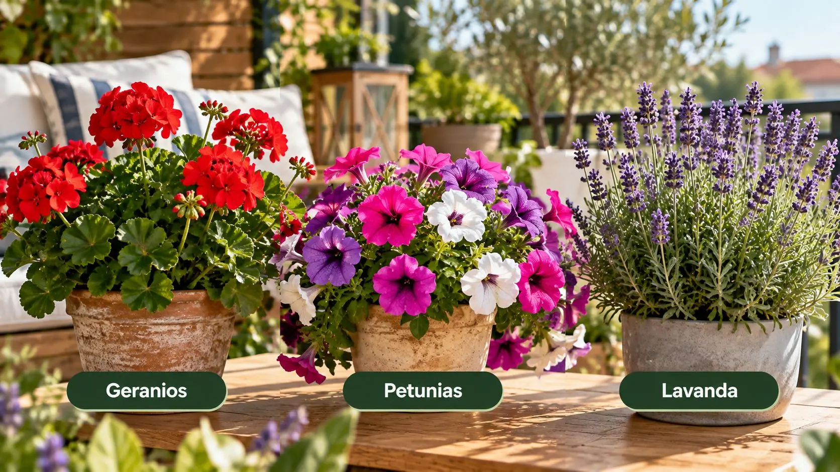 Plantas con flores