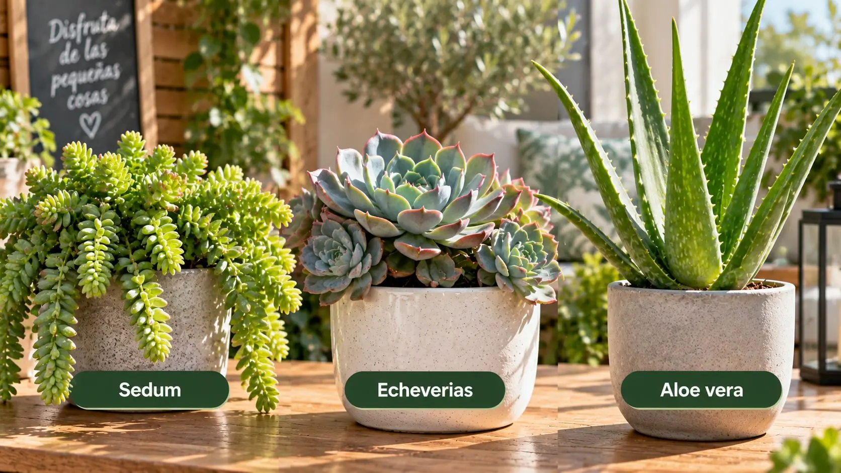 Plantas suculentas y crasas