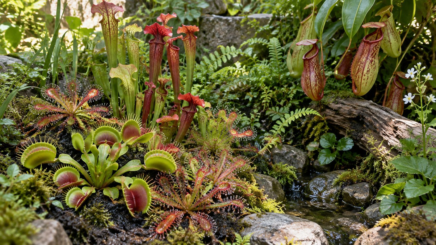 Beneficios de usar plantas carnívoras en el jardín
